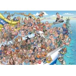 1000 pc Mark Knight Puzzle - Who's Who in the Celebrity Zoo #2? 